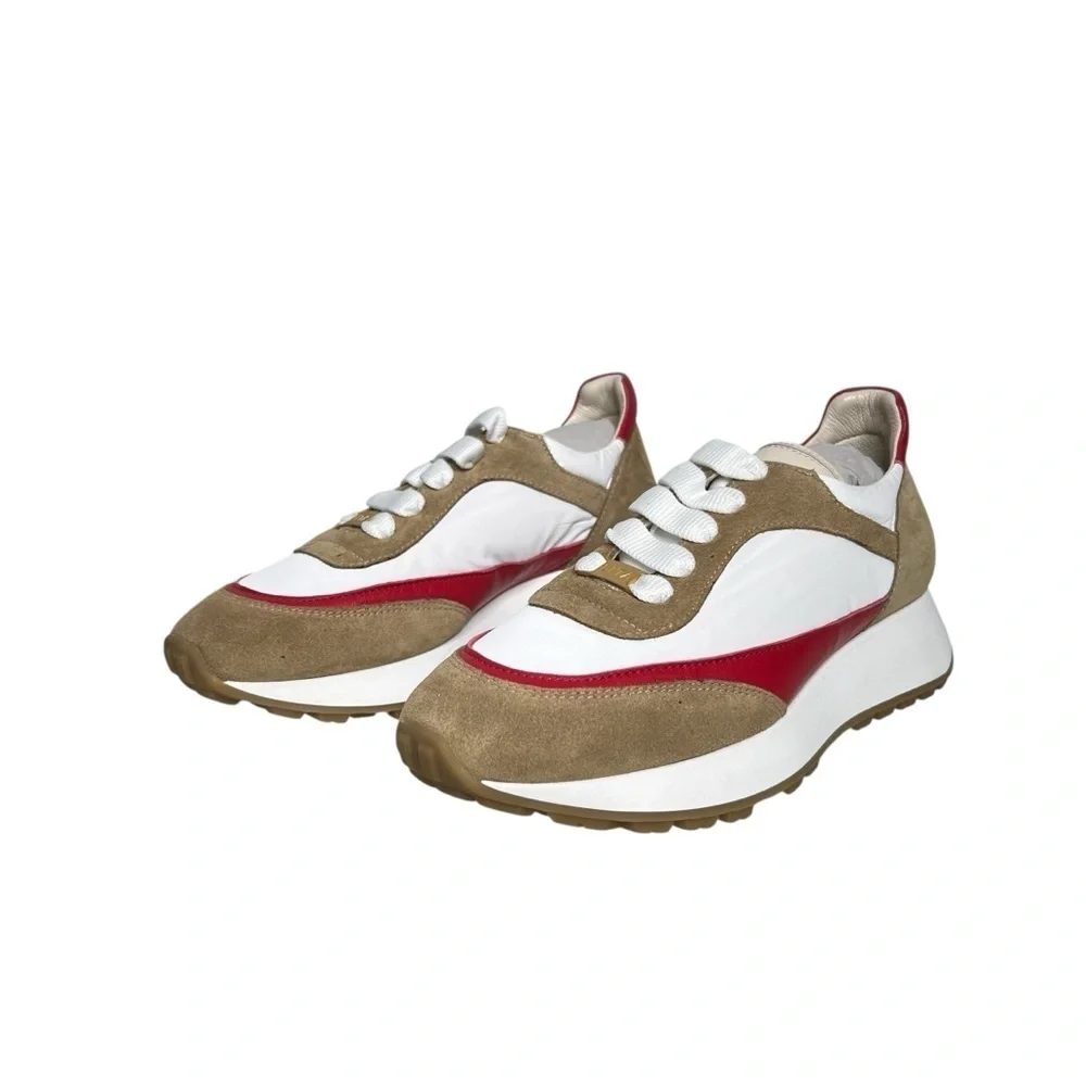 Lita By Ciara Multicolor Sport Trainer Sneaker In Red/White Size 37 EU 6.5-7 US